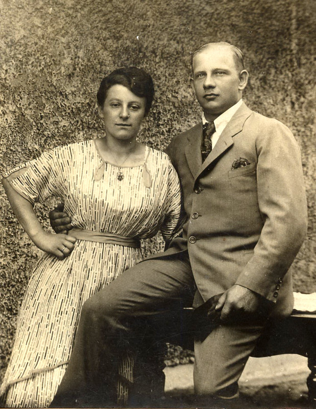  Gertruda i Wilhelm Honisch w 1920 r. 